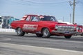 Vintage drag car Royalty Free Stock Photo